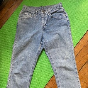 Lee Riders 90s vintage light wash cropped jeans